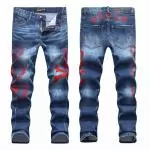 philipp plein skinny ripped jeans 2018 red skull